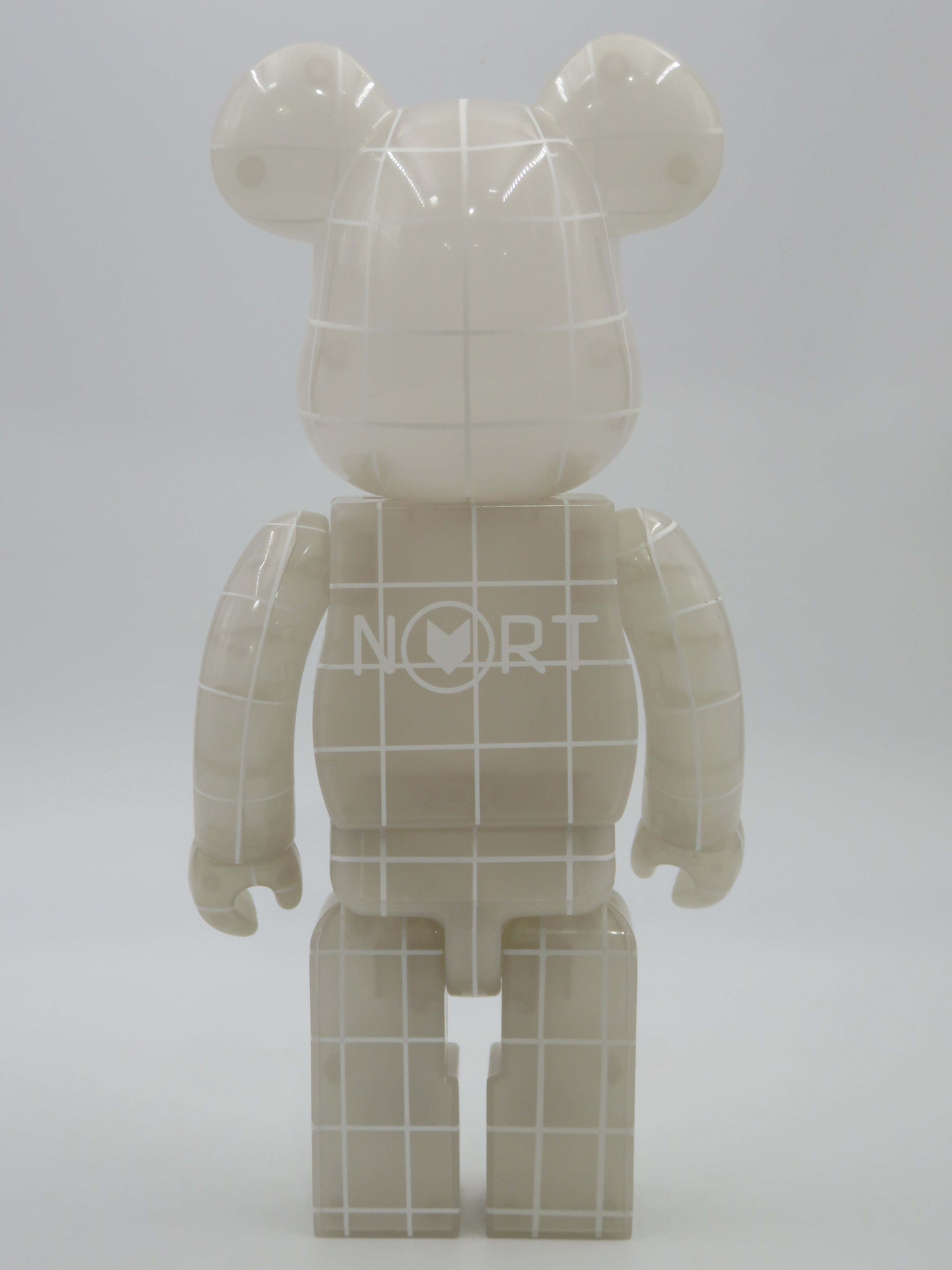 BEARBRICK Nort Blue GID 400% Figure - Medicom Toy (2007) Be@rbrick Art Toy & Box